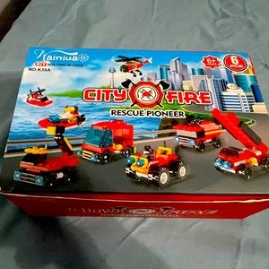 City Fire Rescue Building Blocks